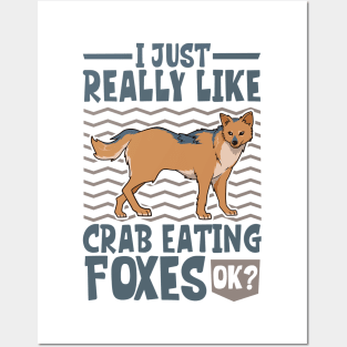 I just really love Crab-eating Foxes Posters and Art